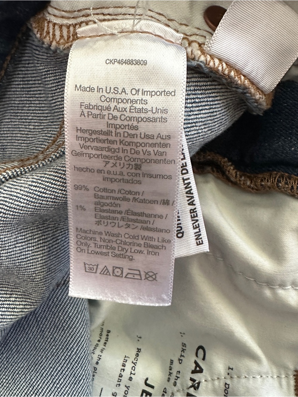 MADEWELL The Perfect Vintage Wide-Leg Jean 29T 29 tall (31 X 32) - Picture 6 of 7